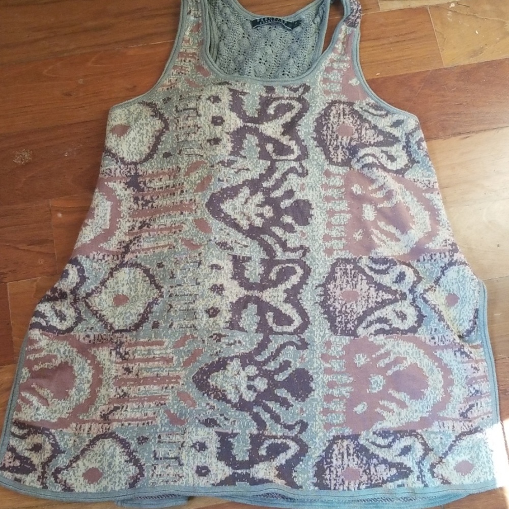 Peruvian connection long tank sweater